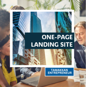 1 page landing page