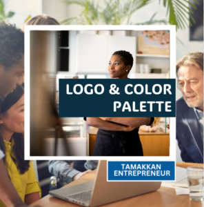 logo and palette